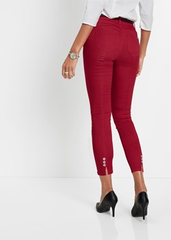Wygodne spodnie ze stretchem ze sklepu bonprix w kategorii Spodnie damskie - zdjęcie 170595069