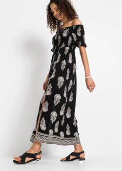 Sukienka z dekoltem carmen ze sklepu bonprix w kategorii Sukienki - zdjęcie 170595475