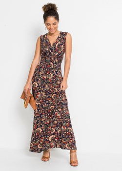 Długa sukienka z nadrukiem ze sklepu bonprix w kategorii Sukienki - zdjęcie 170595686
