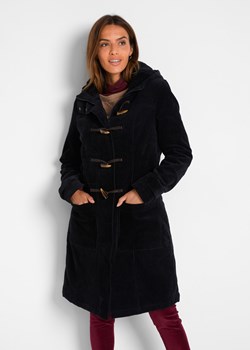 Płaszcz budrysówka sztruksowy, ocieplany ze sklepu bonprix w kategorii Płaszcze damskie - zdjęcie 170596137