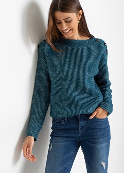 Sweter oversize z guzikami ze sklepu bonprix w kategorii Swetry damskie - zdjęcie 170596208