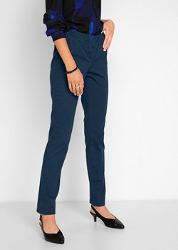 Spodnie z gumką w talii ze sklepu bonprix w kategorii Spodnie damskie - zdjęcie 170596265