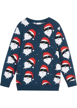 Sweter chłopięcy z bożonarodzeniowym motywem ze sklepu bonprix w kategorii Swetry chłopięce - zdjęcie 170596617