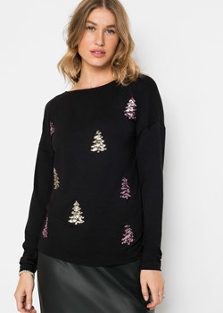 Shirt oversize w bożonarodzeniowe motywy ze sklepu bonprix w kategorii Bluzki damskie - zdjęcie 170596636