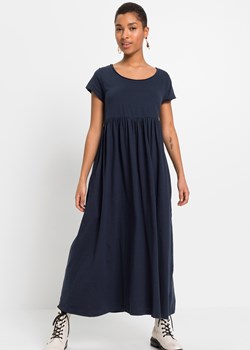 Sukienka shirtowa maxi z bawełny organicznej ze sklepu bonprix w kategorii Sukienki - zdjęcie 170597318