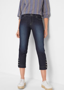 Dżinsy Slim Fit Mid Waist, cropped ze sklepu bonprix w kategorii Jeansy damskie - zdjęcie 170597465