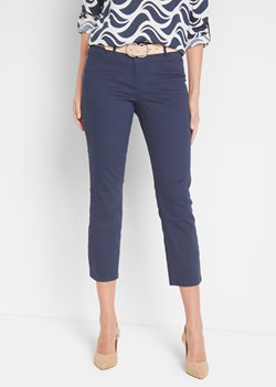 Spodnie ze stretchem 7/8 ze sklepu bonprix w kategorii Spodnie damskie - zdjęcie 170597705