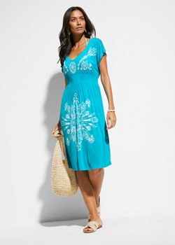 Sukienka tunikowa plażowa ze sklepu bonprix w kategorii Odzież plażowa - zdjęcie 170597948