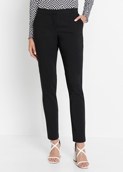 Spodnie biznesowe z wygodnym paskiem ze sklepu bonprix w kategorii Spodnie damskie - zdjęcie 170598187
