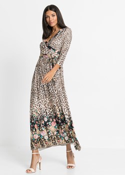 Sukienka maxi z wiązanym paskiem ze sklepu bonprix w kategorii Sukienki - zdjęcie 170598206