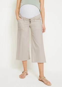 Dżinsy ciążowe culotte 3/4 ze sklepu bonprix w kategorii Spodnie ciążowe - zdjęcie 170598218
