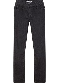 Dżinsy dresowe chłopięce w fasonie z 5 kieszeniami, Slim Fit ze sklepu bonprix w kategorii Spodnie chłopięce - zdjęcie 170598866