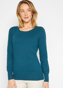 Sweter basic z bawełny z recyklingu ze sklepu bonprix w kategorii Swetry damskie - zdjęcie 170599155