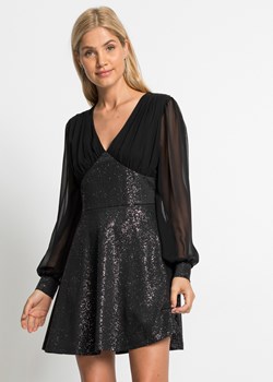 Sukienka z brokatowym połyskiem ze sklepu bonprix w kategorii Sukienki - zdjęcie 170599257
