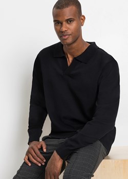 Sweter z kołnierzykiem polo ze sklepu bonprix w kategorii Swetry męskie - zdjęcie 170599687