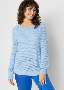 Sweter w strukturalny wzór ze sklepu bonprix w kategorii Swetry damskie - zdjęcie 170600405