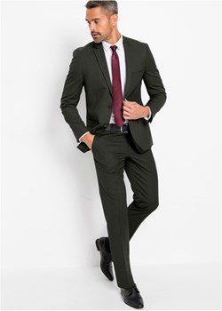 Garnitur 3-częściowy: marynarka + spodnie + krawat, Slim Fit ze sklepu bonprix w kategorii Garnitury męskie - zdjęcie 170600857