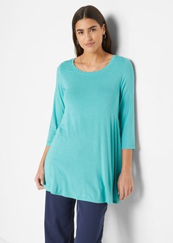 Shirt z wiskozy ze stretchem, rękawy 3/4 ze sklepu bonprix w kategorii Bluzki damskie - zdjęcie 170601186