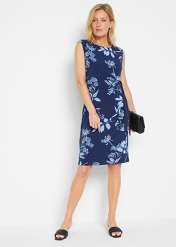 Sukienka shirtowa w roślinny wzór ze sklepu bonprix w kategorii Sukienki - zdjęcie 170601298