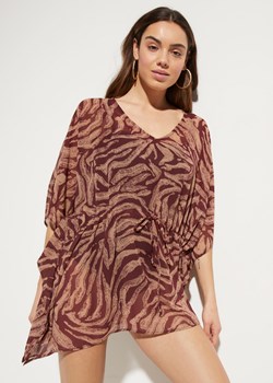 Sukienka tunikowa plażowa z poliestru z recyklingu ze sklepu bonprix w kategorii Odzież plażowa - zdjęcie 170602036