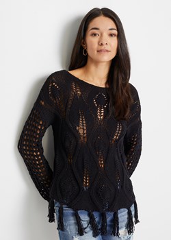 Sweter ażurowy ze sklepu bonprix w kategorii Swetry damskie - zdjęcie 170602606