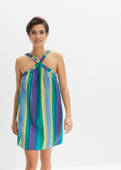 Sukienka lniana w cieniowanych kolorach ze sklepu bonprix w kategorii Sukienki - zdjęcie 170602865