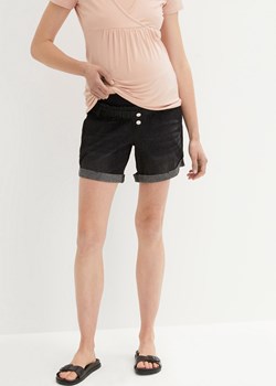 Szorty dżinsowe ciążowe paperbag ze sklepu bonprix w kategorii Spodenki ciążowe - zdjęcie 170603298