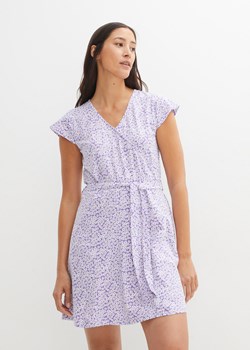 Sukienka z założeniem kopertowym, ze zrównoważonej bawełny ze sklepu bonprix w kategorii Sukienki - zdjęcie 170603547