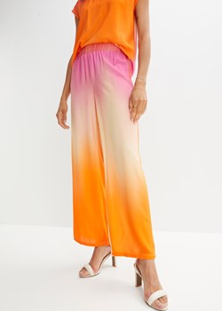 Spodnie z gumką w talii ze sklepu bonprix w kategorii Spodnie damskie - zdjęcie 170603847