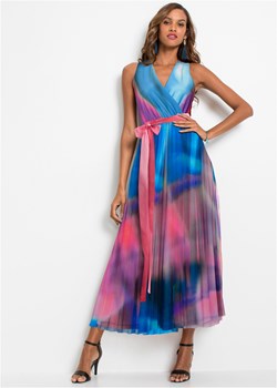 Kolorowa sukienka kopertowa ze sklepu bonprix w kategorii Sukienki - zdjęcie 170603947