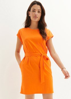 Sukienka shirtowa z wiązanym paskiem ze sklepu bonprix w kategorii Sukienki - zdjęcie 170603986