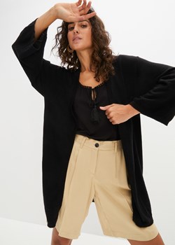 Długi sweter  bez zapięcia typu kimono ze sklepu bonprix w kategorii Swetry damskie - zdjęcie 170604488