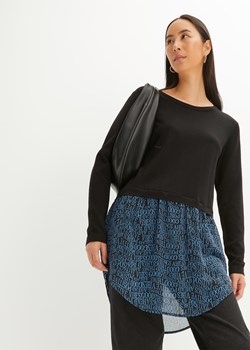 Sweter z doszytą spódnicą ze sklepu bonprix w kategorii Swetry damskie - zdjęcie 170605426