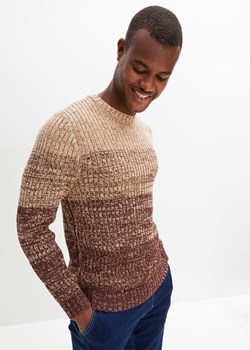 Sweter w cieniowanym kolorze ze sklepu bonprix w kategorii Swetry męskie - zdjęcie 170605529
