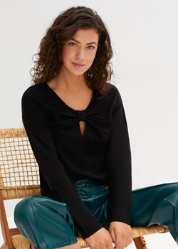 Sweter z ozdobnym przewiązaniem ze sklepu bonprix w kategorii Swetry damskie - zdjęcie 170605867