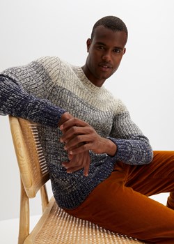 Sweter w cieniowanym kolorze ze sklepu bonprix w kategorii Swetry męskie - zdjęcie 170606049