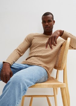 Sweter z bawełny z recyklingu ze sklepu bonprix w kategorii Swetry męskie - zdjęcie 170606055
