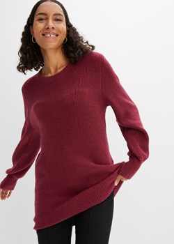 Długi sweter z guzikami ze sklepu bonprix w kategorii Swetry damskie - zdjęcie 170606289