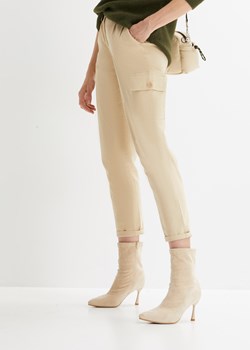 Spodnie twillowe bojówki ze sklepu bonprix w kategorii Spodnie damskie - zdjęcie 170606546
