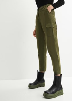 Spodnie twillowe bojówki ze sklepu bonprix w kategorii Spodnie damskie - zdjęcie 170606547