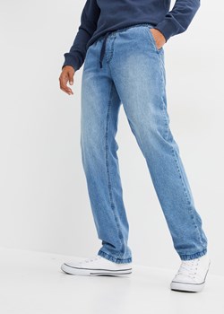 Dżinsy ocieplane Regular Fit Straight, z gumką w talii ze sklepu bonprix w kategorii Jeansy męskie - zdjęcie 170606936