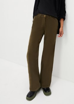 Spodnie sztruksowe ocieplane Marlena ze sklepu bonprix w kategorii Spodnie damskie - zdjęcie 170607268
