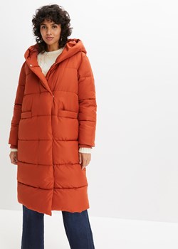 Płaszcz oversize ocieplany z kapturem, z poliestru z recyklingu ze sklepu bonprix w kategorii Płaszcze damskie - zdjęcie 170607508