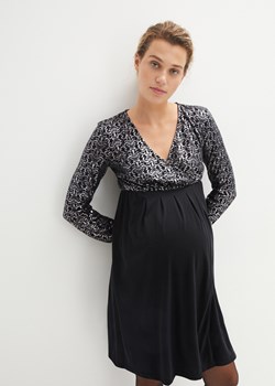 Sukienka ciążowa i do karmienia piersią, z połyskiem ze sklepu bonprix w kategorii Sukienki ciążowe - zdjęcie 170607789