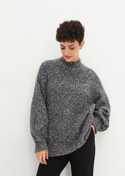 "Sweter z przędzy ""piórkowej""" ze sklepu bonprix w kategorii Swetry damskie - zdjęcie 170608419