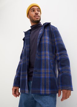 Długa kurtka w optyce wełnianej ze sklepu bonprix w kategorii Kurtki męskie - zdjęcie 170608445