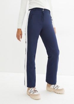 Spodnie narciarskie ocieplane i nieprzemakalne, z odblaskowymi elementami, Straight ze sklepu bonprix w kategorii Spodnie damskie - zdjęcie 170608498