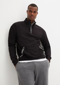 Bluza ze stójką, ze zrównoważonej bawełny ze sklepu bonprix w kategorii Bluzy męskie - zdjęcie 170608709