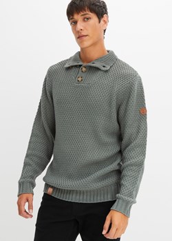 Sweter ze stójką ze sklepu bonprix w kategorii Swetry męskie - zdjęcie 170609147