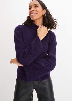 Sweter z szerokimi rękawami ze sklepu bonprix w kategorii Swetry damskie - zdjęcie 170609158